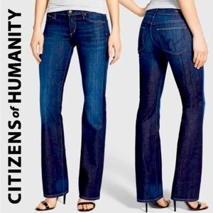 CITZENS OF HUMANITY Dita Petite  Bootcut Low Rise Jeans Size 25